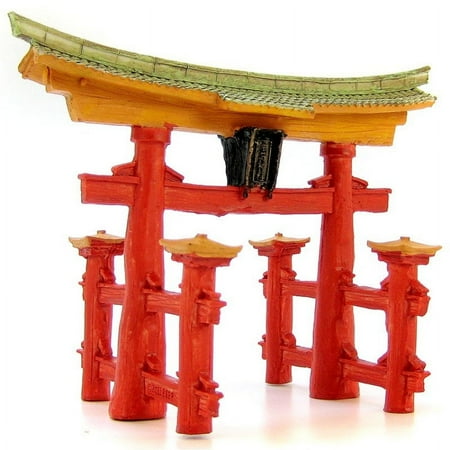 UPC: 0030157015954 | Blue Ribbon Exotic Environments Japanese Torii Gate Aquarium Ornament