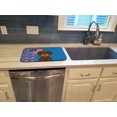 thumbnail image 3 of Wirehair Chocolate and Tan Dachshund USA American Dish Drying Mat, 3 of 5