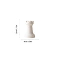 thumbnail image 3 of YYV Pen Holder Desk Organizer Castle Pen Caddy Stylish Fort Pen Organizer Desktop Stationery Storage for Office Home School Black White Stationery Caddy Pencil Cup, 3 of 6
