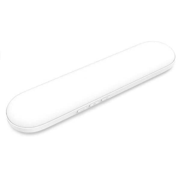 Bearachild Sonido estéreo 2 canales debajo de la almohada Altavoz compatible con Bluetooth 5.0 Caja de sonido de conducción ósea Subwoofer Cables de audio/vídeo Blanco