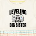 thumbnail image 4 of Inktastic Leveling Up to Big Sister Girls Baby Dress, 4 of 5