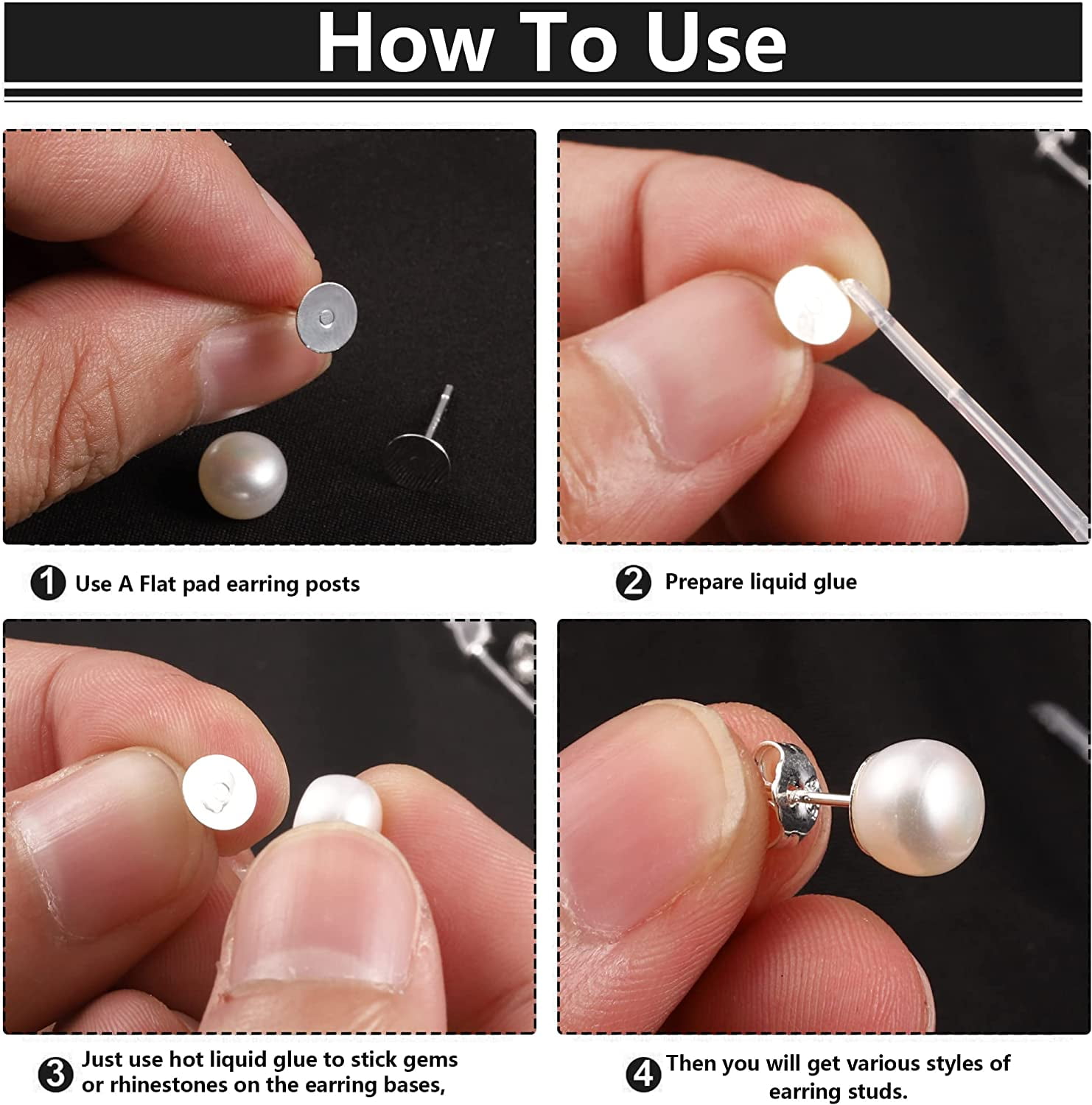 DIY Button Stud Earrings | A Smith of All Trades