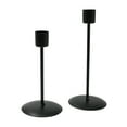 thumbnail image 2 of Set of 2, Wedding Dinning Candlestick Holder, Candle Sticks Holder, Centerpiece Taper Candlelight Tabletop Ornament for Party Wedding christmas Black, 2 of 9