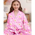 thumbnail image 2 of Girls Pajamas Set Sleepwear Toddler Long Sleeve Jammies Kids Sleepwear 3-12 Years, 2 of 2