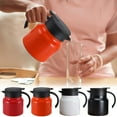 thumbnail image 2 of JoyMoreHome Thermal Coffee Carafe for Keeping Hot/Cold Stainless Steel Small Coffee Creamer Container Double Wall Vacuum Insulated Tea pot Beverage Dispenser for Milk Hot Chocolates, 2 of 8