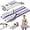 Purple, variant on Pilates Board, Multifunctional Abdominal Plate Sets, Detachable Ab Trainer Machine for Home, 6 in 1 Pilates Sliding Board, Foldable Pilates Reformer for Women Core Workouts