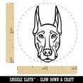 thumbnail image 2 of Doberman Pinscher Dog Head Rubber Stamp for Scrapbooking Crafting Stamping - Mini 1/2 Inch, 2 of 7