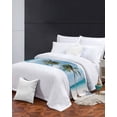 thumbnail image 3 of Xipuska Summer Beach Bed Runners for King Size Bed, Decorative Bed Throws for Foot of Bed, Botanical Tropical Tree Ocean Blue Sky Bed Runner Sofa Throw Bedding Scarf Protector Slipcover for Bedroom, 3 of 6