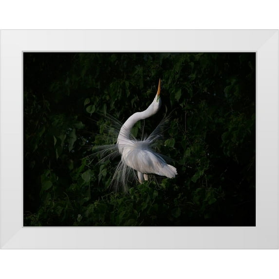 Chang, Phillip 24x19 White Modern Wood Framed Museum Art Print Titled - The Call