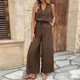 thumbnail image 6 of Capri Pants for Women Elastic High Waist Ruched Loose Fitting Comfy Cropped Summer Casual Workout Pants, 6 of 9