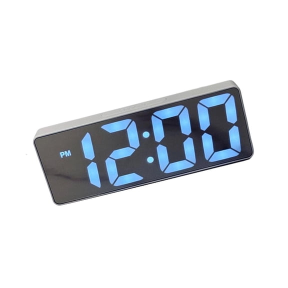 ZELVINN Electronic Alarm Clock with Temperature Display Digital Clock with Adjustable Brightness for Study Room