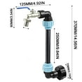 thumbnail image 6 of Yooshoverk Faucet Extension Pipe Ton Barrel Adapter 10/20 Inches Length PE Material Height Adjuster Prevents Leaks for Water Taps Gooseneck Design, 6 of 6