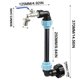 thumbnail image 3 of Adaptador de grifo para barril de una tonelada | Conector de tanque de agua tipo cuello de cisne de PE | Accesorio para aumentar la altura del riego con barril de lluvia, 3 of 6