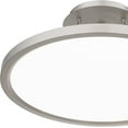 thumbnail image 3 of Quoizel Outskirts Integrated LED Brushed Nickel Semi-Flush Mount - Brushed Nickel, 3 of 8