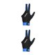 thumbnail image 1 of Wosthever Snooker Billiard Cue Glove Left Hand Pool Glove Finger Three en Open Women Azul METRO 2piezas, 1 of 1