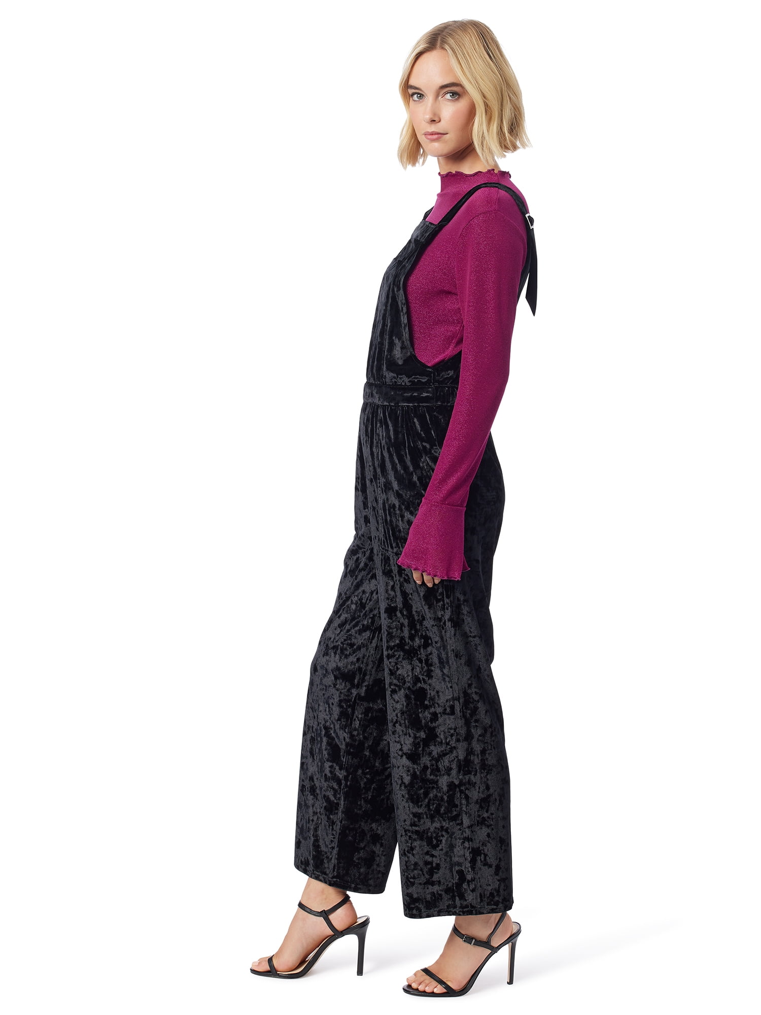 Jessica Simpson Women's Velvet Overalls, Sizes XS-XL