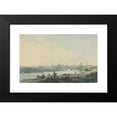 thumbnail image 2 of Julius Caesar Ibbetson 18x13 Black Modern Framed Museum Art Print Titled - Cardiff from the South (ca. 1789), 2 of 5