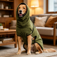 thumbnail image 6 of Fleece Turtleneck Dog Winter Jacket, Soft Warm Adjustable Dog Coat Vest, Wind‑Resistant Cozy Pet Outfit for Medium Large Extra Large Dogs, 6 of 6