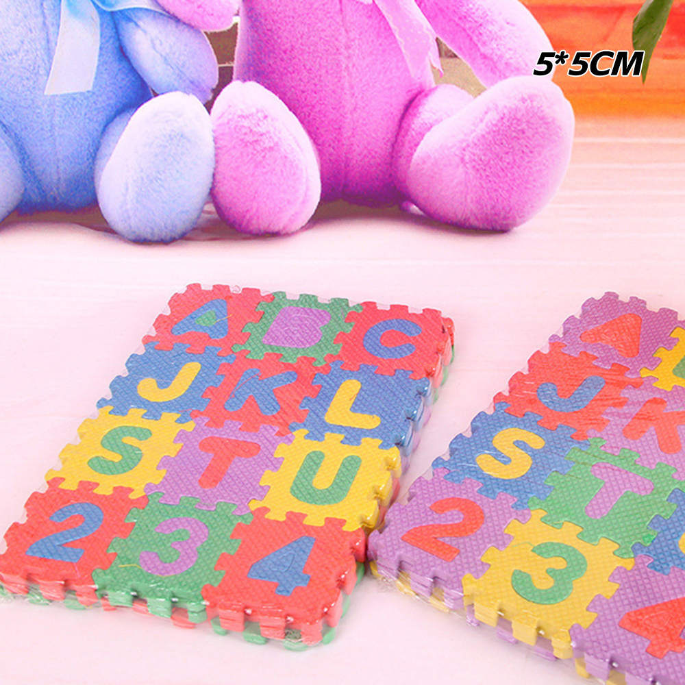 Alextreme Foam Mat Floor Tiles EVA Foam Padding Cartoon English Word