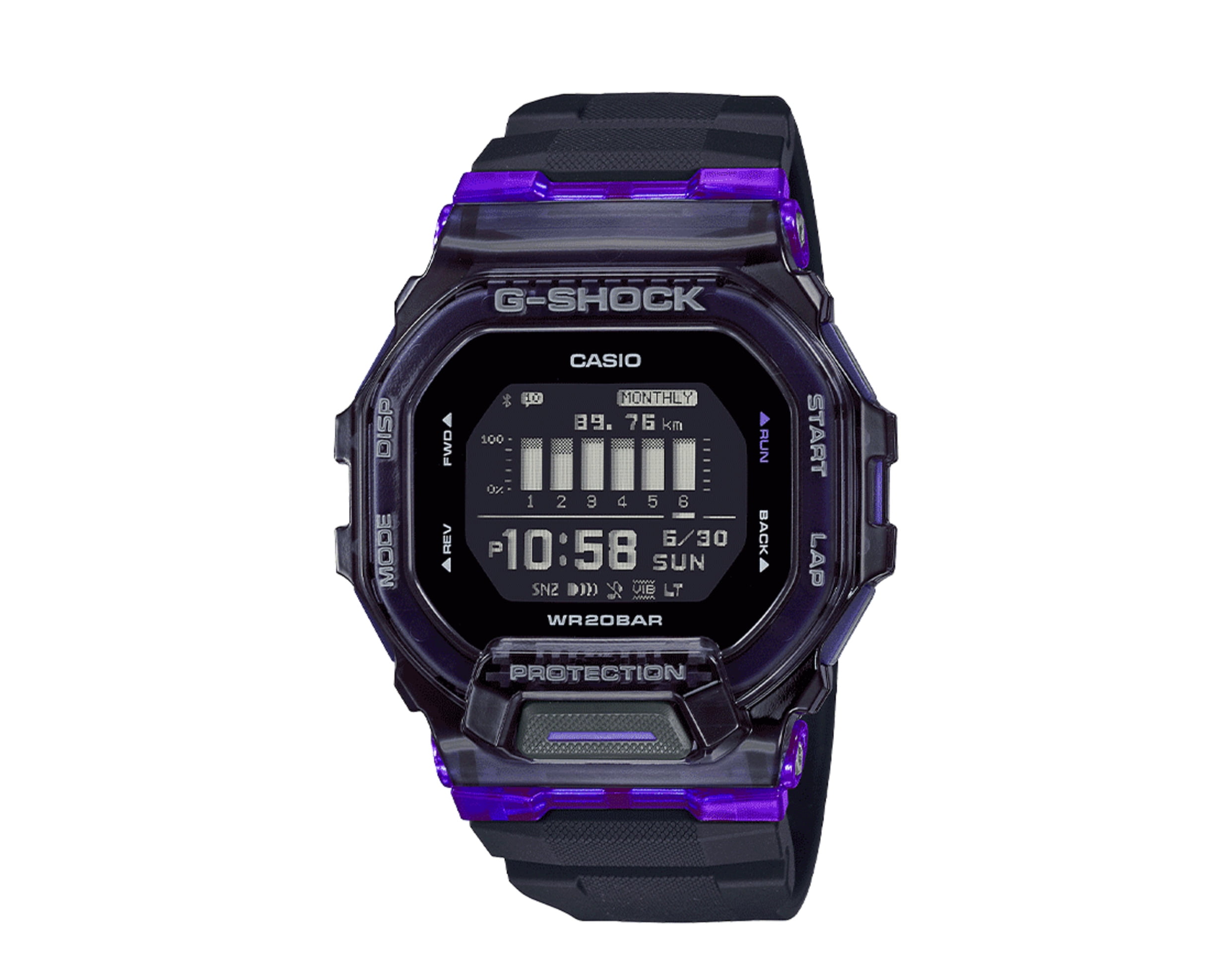 時計 CASIO G-SHOCK G-LIDE GBX-100NS-1JF GBX100NS-1 | Black Move Watch - G-SHOCK | CASIO