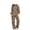 Brown Camo Bow Print, variant on Pink Camo Hunting Lounge Set for Women 2 Piece Loungewear Long Sleeve Sweatsuit for Sisters, Relaxed Travel Airport Outfits, Loose Loungewear Set, Mock Neck Tops & Wide Leg Pant S
