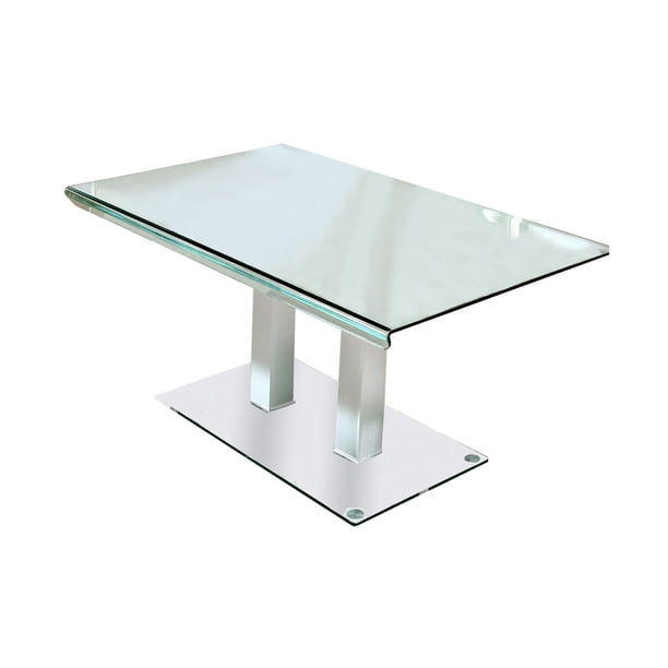 Pedestal Table Glass Top