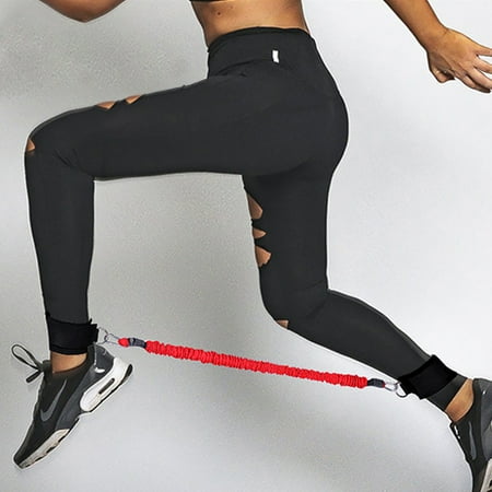 Ankle Resistance Bands with Cuffs Adjustable Ankle Tube Band Exercise Equipment for Kickbacks Hip Gluteus Training