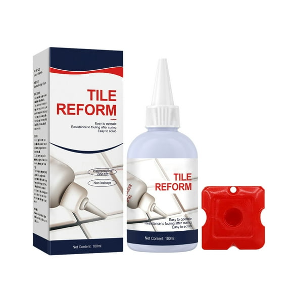 Binwennn Tile Filler 2024 New Floor Tile Filling Agent White Grout Filler Tube Grout Pen Grout Sealer Kit For Bathroom Kitchen Floor Tile Joints Line Final Sand Sanding Paste Pasta Board Textu Wall