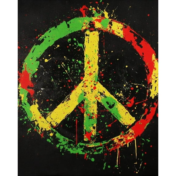 Paint by Numbers for Adults Kids Beginner Peaceful Color Splash DIY Acrylic Painting by Numbers Kits with Brushes Acrylic Pigment Home Decoration Gifts 16 x 20 inch