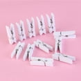 thumbnail image 3 of 100pcs Mini Wooden Photo Clips Mini Clothes Clip Multi-function Paper Message Pegs 2.5cm, 3 of 8