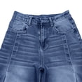 thumbnail image 5 of acuever Women's Vintage High Waisted Wide Leg Jeans - Trendy Design Floor-Length Denim Pants Loose Fit Women's Jeans, 5 of 5