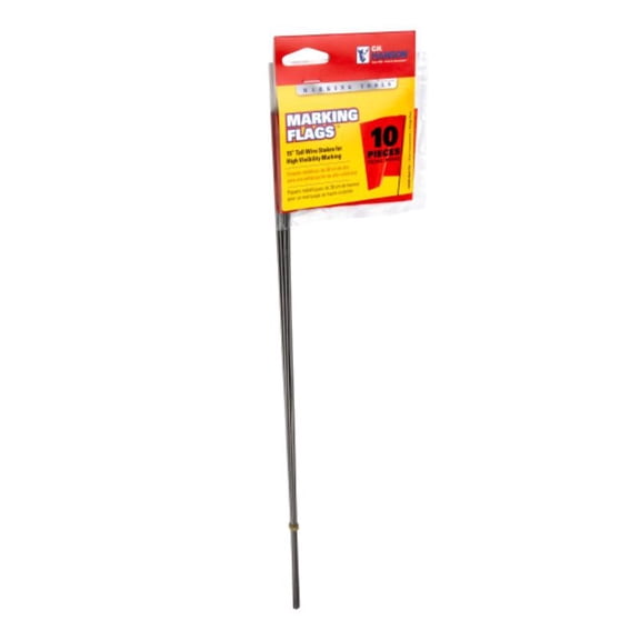 CH Hanson 15065 Stake Flag, 15 in L, Red, PVC