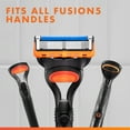 thumbnail image 4 of Gillette Fusion5 Razor Refills for Men Razor Cartridges, Lubrication Strip, Precision Trimmer for Men, 5-Blade Razor Blades for Close Shave 8ct, 4 of 14