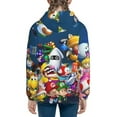thumbnail image 4 of Lsque Mario Patten Youth Hoodie Sweatshirt Pullover with Kangaroo Pocket Boys and Girls Hoodie Warm Hoodie for Kids, 4 of 8
