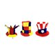 thumbnail image 4 of Sombrero de payaso para adultos, accesorio para disfraz de mascarada, para carnaval, espectáculo, fiesta de disfraces (estrella de cinco puntas), 4 of 5