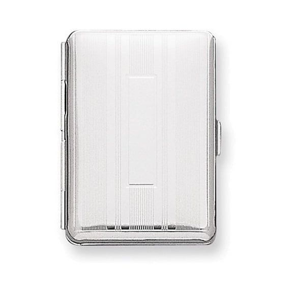 Silver-plated Elastic Holder (Holds 14 king) Cigarette/Card Case