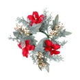 thumbnail image 4 of jicheng Christmas Candle Rings Wreath Inner Diameter 4" for Wedding Holiday Birthday Style D, 4 of 9