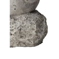 thumbnail image 4 of Cement Bird Figurine in Upright Position with Hollow Base, Large, Gray, 4 of 5