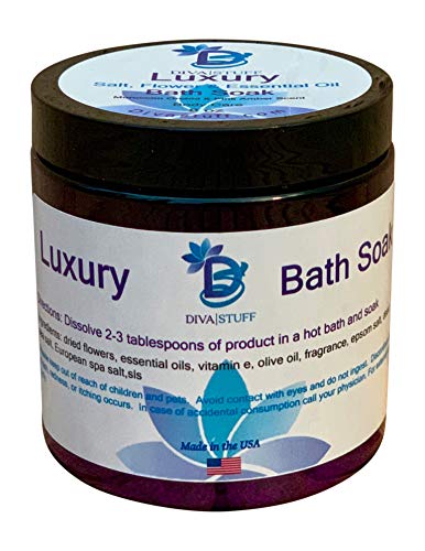 Luxury Bath Tea Soak with Epsom Salts, Dried Flowers and Essential Oils