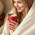 thumbnail image 6 of 12.6 oz Travel Coffee Mug Stainless Steel Vacuum Cup, Leak Proof Reusable Double Walled Coffee Tumbler for Iced and Hot Drinks Red, 6 of 6