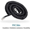 thumbnail image 3 of Phone cable, 4-pack, 3M, modular, coiled., 3 of 5