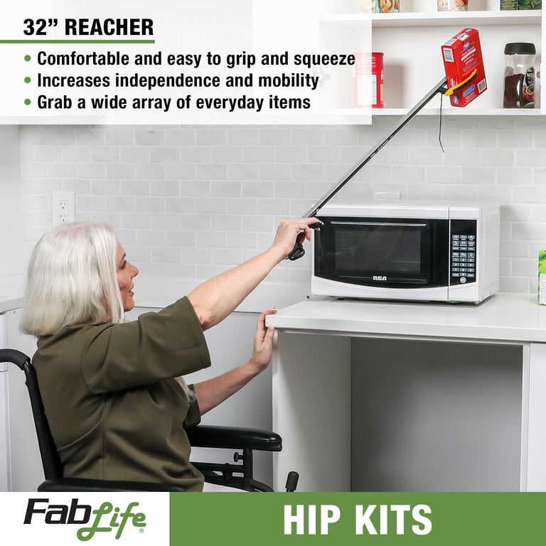 FabLife™ Multiple Tool Hip Kit Daily Living Aid for Hip, Knee, and Back Rehabilitation, Including: 32 FabLife™ Multiple Tool Hip Kit Daily Living Aid for Hip, Knee, and Back Rehabilitation, Including: 32