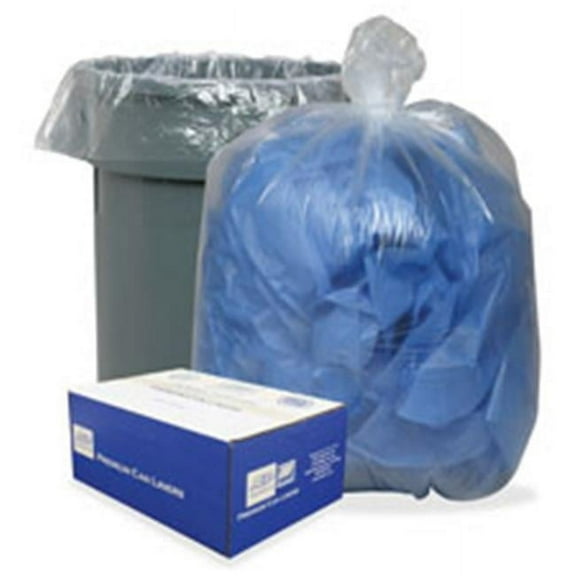 Webster WBI385822C 0.8 mil Heavy-Duty Low-Density Liners- 100 Per Carton