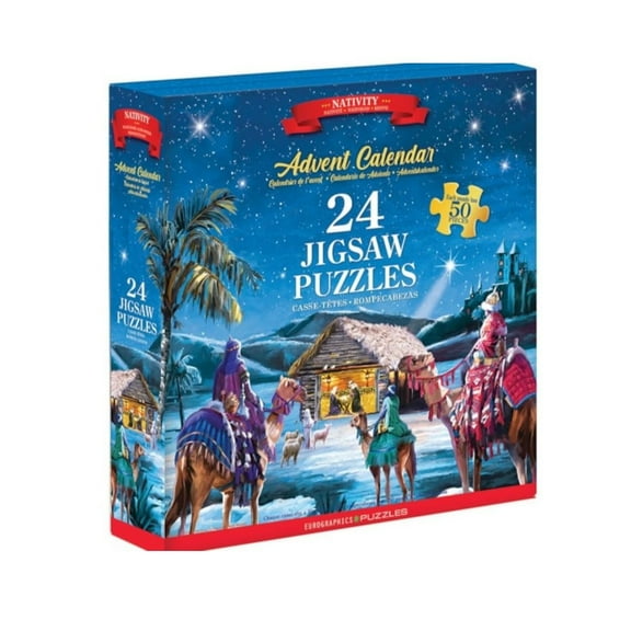 Eurographics Advent Calendar - Nativity 24 Piece Jigsaw Puzzle