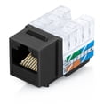 thumbnail image 1 of Everest Solutions Multimédias RJ45 Cat6/5e Jack Clé - Connecteurs Femelles Modulaires de Type 110 Compatible avec la Vitesse, 1 of 5