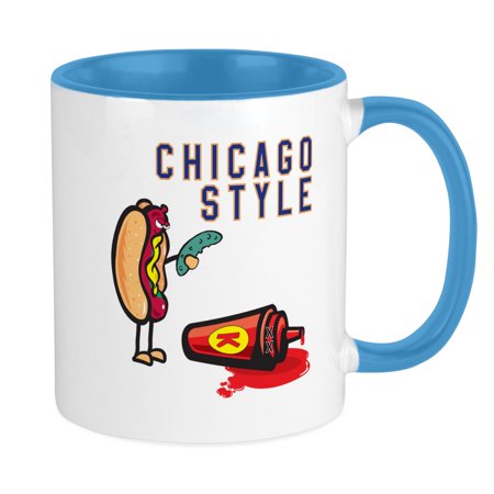 

CafePress - Chicago Style Mugs - Ceramic Coffee Tea Novelty Mug Cup 11 oz