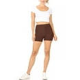 thumbnail image 4 of MOA Collection Women's Casual Soft Stretch Elastic Waist Workout Short Pant, 4 of 5
