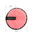 thumbnail image 5 of Tachiuwa Face Cleaner Facial Wash Sponge Pads Cosmetic Makeup Remover Puff 12cm -Pink, 5 of 5