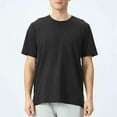 thumbnail image 6 of YLSDY Athletic Shirts for Men Quick Dry Short Sleeve Running Workout Gym T-Shirts Casual Moisture Wicking Crewneck Tee Black XXXL, 6 of 6
