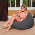 thumbnail image 4 of Posh Creations Bean Bag Chair, Kids, 3 ft, Heather Gray, 4 of 4